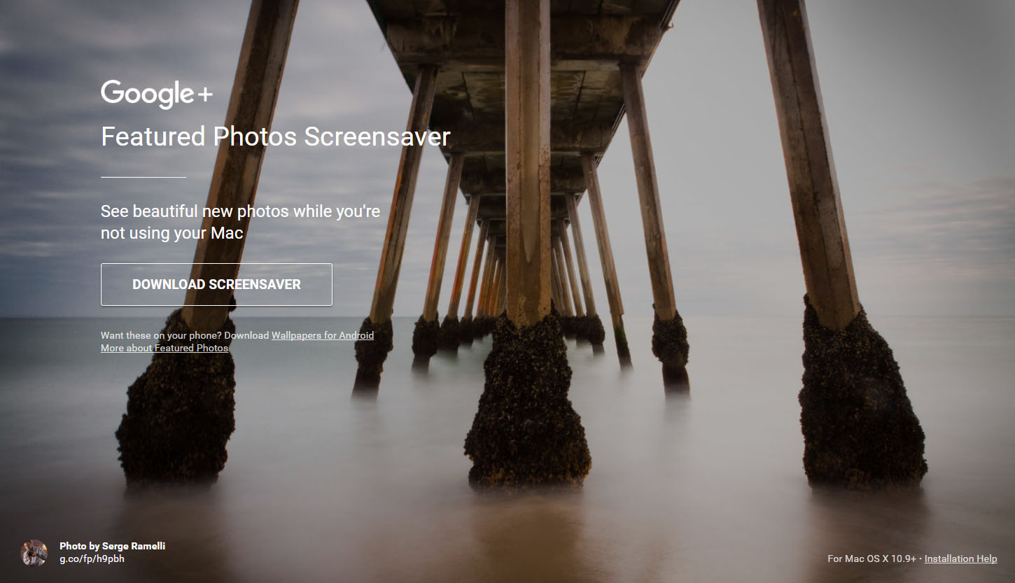 how to make a google photo as a screen saver